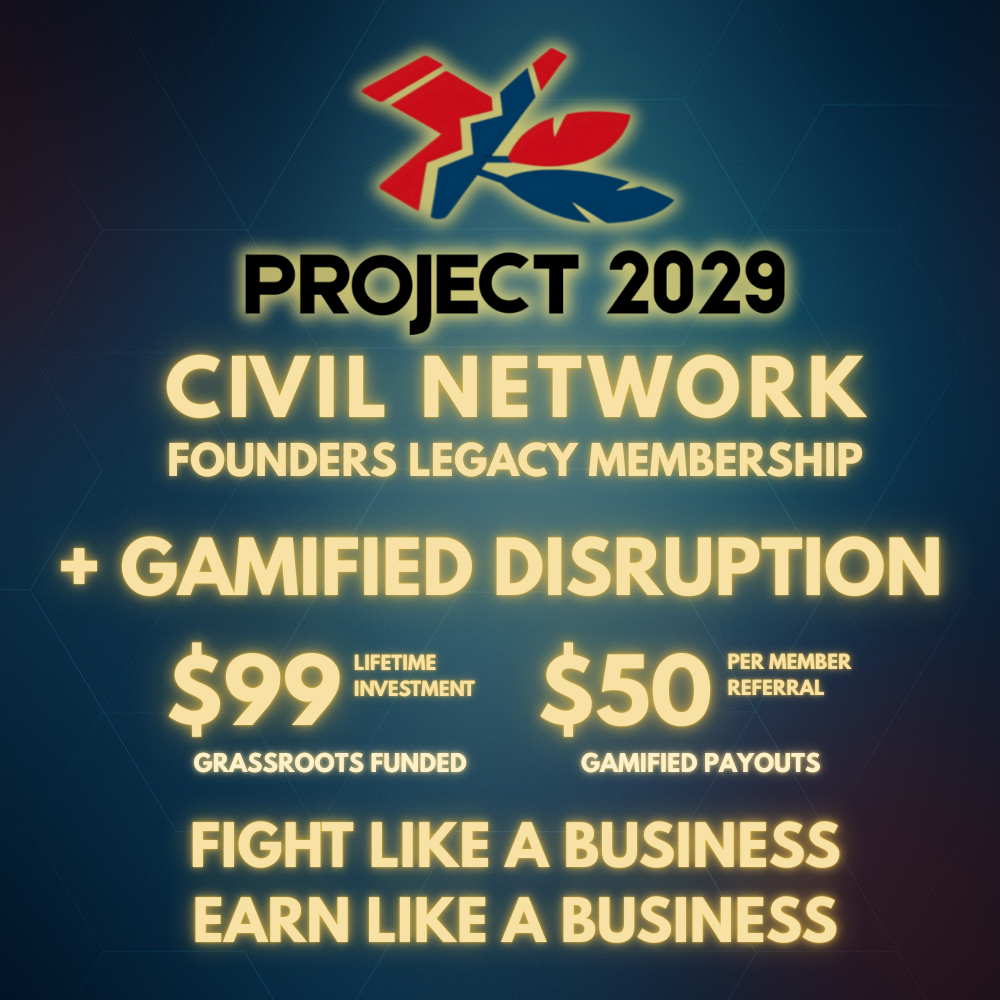 Project 2029 Civil Network Founders Legacy Membership